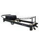 Pilates reformer inSPORTline Comfolder EVO, összecsukható szerkezet, 4 görgő a könnyű mozgatáshoz, karcolásálló váz, levehető háttámla, pilates doboz - bézs