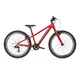 Junior kerékpár Kross LEVEL JR 1.0 24" Gen 007, előkészítés csomagtartóhoz, V-fékek, WANDA gumik, SELLE ROYAL nyereg - piros / tengeri / fényes