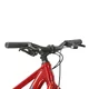 Junior kerékpár Kross LEVEL JR 1.0 24" Gen 007, előkészítés csomagtartóhoz, V-fékek, WANDA gumik, SELLE ROYAL nyereg - piros / tengeri / fényes