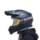 Motocross szemüveg RedBull Spect Whip, sárga, átlátszó plexiüveg, F SCAPE párásodásgátló bevonat, 100%-os UVA és UVB védelem