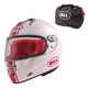 Motoros bukósisak BELL M5X Daytona White Red - L(59-60)