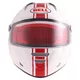 Motoros bukósisak BELL M5X Daytona White Red - L(59-60)