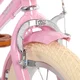 Gyermek kerékpár Joystar Stitch 14" kosárral és segédkerekekkel, 92-120 cm, alacsony átlépésű váz, kényelmes nyereg, strapabíró acélváz