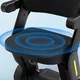 Elektromos négykerekű kocsi inSPORTline Clis, 10km/h, akár 40 km hatótávolság, PAI biztonsági rendszer, elektromágneses fékkar, borulásgátló kerekek - szürke