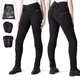 Női motoros leggings W-TEC Nombutta - fekete - fekete