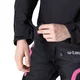 Női softshell motoros kabát W-TEC Annorack Lady, AirVent rendszer, Visionight fényvisszaverő elemek, szélálló softshell anyag, Air Mesh hálós bélés - fekete-homokszínű
