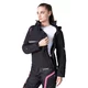 Női softshell motoros kabát W-TEC Annorack Lady, AirVent rendszer, Visionight fényvisszaverő elemek, szélálló softshell anyag, Air Mesh hálós bélés - fekete-homokszínű