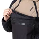 Női softshell motoros kabát W-TEC Annorack Lady, AirVent rendszer, Visionight fényvisszaverő elemek, szélálló softshell anyag, Air Mesh hálós bélés - fekete-homokszínű