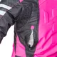Női softshell motoros kabát W-TEC Alenalla - fekete-rózsaszín