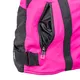 Női softshell motoros kabát W-TEC Alenalla - fekete-rózsaszín