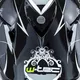 Gyermek bukósisak W-TEC V310 - Black Skull