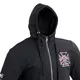 Férfi kapucnis pulcsi W-TEC Black Heart Vintage Iron Hoodie - fekete