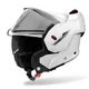 Felnyitható bukósisak AIROH MATHISS 2 Color P/J fehér fényes, Pinlock fólia, nagy állnyitó gomb, plexiüveg karcolásgátló bevonattal