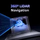 Robotfűnyíró Anthbot M5 LiDAR (500 m²), emelkedés észlelése, automatikus esőérzékelés, Dual Vision – vizuális navigáció, 360°-os LiDAR szkenner