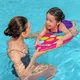 Gyermek úszódeszka Bestway Aquastar Swim Safe, ergonomikus kialakítás, kellemes tapintású, csúszásgátló tulajdonságok - rózsaszín