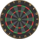 Szizál darts tábla Bull's Advantage Black Edition, stabil rögzítés, ultravékony dróthálózás, stabil rögzítés az U Fixing Bracket-nek köszönhetően