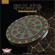 Szizál darts tábla Bull's Advantage Black Edition, stabil rögzítés, ultravékony dróthálózás, stabil rögzítés az U Fixing Bracket-nek köszönhetően