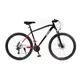 Mountain bike Olpran CANIS 27,5", 18 sebességes Shimano hajtás, könnyű alumínium váz, széles áttételtartomány, kiváló stabilitás,zökkenőmentes haladás - fehér/sötét petróleumszínű/sötétpiros