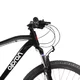 Mountain bike Olpran CANIS 27,5", 18 sebességes Shimano hajtás, könnyű alumínium váz, széles áttételtartomány, kiváló stabilitás,zökkenőmentes haladás - fehér/sötét petróleumszínű/sötétpiros