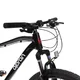 Mountain bike Olpran CANIS 27,5", 18 sebességes Shimano hajtás, könnyű alumínium váz, széles áttételtartomány, kiváló stabilitás,zökkenőmentes haladás - fehér/sötét petróleumszínű/sötétpiros