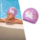 Gyerek úszósapka inSPORTline Swimino, könnyű és strapabíró anyag, aranyos kialakítás, könnyen felhelyezhető - egyszarvú