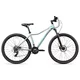Női hegyikerékpár Cyclision Corpha 5 MK-II 29", teleszkópos villa, tárcsafékek, Shimano váltórendszer, széles gumiabroncsok - Karib-tenger - Mentás Szürke