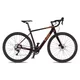 Gravel elektromos kerékpár 4EVER ENGRAVE PRO 28", beépített akkumulátor, SHIMANO GRX 1x11 egysebességes hajtásrendszer, SCHWALBE gumiabroncsok - titán/hologram - bársony/metál bronz