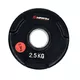 Gumírozott súlyzótárcsa inSPORTline Olympic 2,5 kg