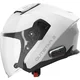 Motoros bukósisak headsettel SENA Outstar 2, Mesh Intercom 3.0, Wave Intercom, mikrométeres csat, második generációs HD hangszórók - fényes fehér