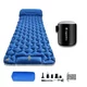 Felfújható matrac inSPORTline Soultea mini pumpával 190x60x6 cm, alacsony súly, kompakt méretek, hatékony szigetelés, javítófolt, 40D nylon