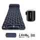 Felfújható matrac inSPORTline Soultea mini pumpával 190x60x6 cm, alacsony súly, kompakt méretek, hatékony szigetelés, javítófolt, 40D nylon