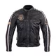 Férfi motoros bőrkabát W-TEC Sheawen Vintage - fekete