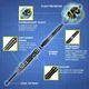 Darts nyílkészlet Shot Value Range Scimitar rozsdamentes acél/sárgaréz, 3 db, bordázott test, darts-karbantartó szerszám