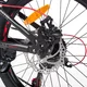 Junior kerékpár Canull XC 240 24", 2026-os modell, 110 kg-os teherbírás, 21 sebességes Shimano váltórendszer, 14 kg össztömeg, 160 mm-es féktárcsák - fekete/piros