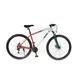Férfi hegyikerékpár Olpran ASTACUS Man 29", könnyű alumínium váz, Shimano alkatrészek, 21 fokozat, Shimano hátsó váltó, 160 mm-es tárcsák - sötétpiros/fekete - szürke/sötétpiros