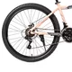 Junior hegyikerékpár Olpran Strix 26", 125-145 cm, 21 fokozatú Shimano váltórendszer, minőségi alumínium váz, kitámasztó, rugózó első villa - szürke/rózsaszín