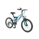 Gyermek teleszkópos kerékpár Olpran Vipera 20", 120-135 cm, 6 sebességes Shimano váltórendszer, első és hátsó V-fékek, Hi-Ten acélszerkezet - fehér/petrolkék