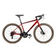 Gravel kerékpár Olpran Ursus Arctos Basic 28", mechanikus tárcsafékek, könnyű alumínium váz, 14 sebességes hajtásrendszer, Shimano CS-HG200-7 kazetta - piros/fekete - piros/fekete