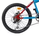 Gyerekkerékpár Olpran Papilio DISC 20" - 2026-os modell, 6 sebességes Shimano váltó, 13"-es HI-TEN acélváz, puha nyereg, elülső és hátsó tárcsafékek - kék/fekete
