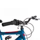 Gyerekkerékpár Olpran Papilio DISC 20" - 2026-os modell, 6 sebességes Shimano váltó, 13"-es HI-TEN acélváz, puha nyereg, elülső és hátsó tárcsafékek - kék/fekete