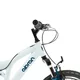 Gyermek teleszkópos kerékpár Olpran Vipera 20", 120-135 cm, 6 sebességes Shimano váltórendszer, első és hátsó V-fékek, Hi-Ten acélszerkezet - fehér/petrolkék