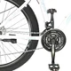 Junior kerékpár Canull XC 261 Lady 26" - 2026-os modell, 13  kg össztömeg, 21 sebességes Shimano váltórendszer, lockout funkciós rugózó villa - fehér/türkiz