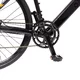 Gravel elektromos kerékpár Olpran e-Gravel 28" 360Wh - 2026-os modell, hatótávolság akár 90 km, Jabo 100SX hátsó motor, Kenda 700x38C gumiabroncsok - szürke/fekete