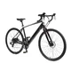 Gravel elektromos kerékpár Olpran e-Gravel 28" 360Wh - 2026-os modell, hatótávolság akár 90 km, Jabo 100SX hátsó motor, Kenda 700x38C gumiabroncsok - szürke/fekete