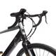 Gravel elektromos kerékpár Olpran e-Gravel 28" 360Wh - 2026-os modell, hatótávolság akár 90 km, Jabo 100SX hátsó motor, Kenda 700x38C gumiabroncsok - szürke/fekete