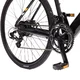 Gravel elektromos kerékpár Olpran e-Gravel 28" 360Wh - 2026-os modell, hatótávolság akár 90 km, Jabo 100SX hátsó motor, Kenda 700x38C gumiabroncsok - szürke/fekete
