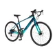 Gravel elektromos kerékpár Olpran e-Gravel 28" 360Wh - 2026-os modell, hatótávolság akár 90 km, Jabo 100SX hátsó motor, Kenda 700x38C gumiabroncsok - szürke/fekete
