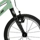Gyerekkerékpár Kross Liftie 16" Gen 009, VEE RAIL keskeny gumiabroncsok, állítható kormány, féknyerges fék, alumínium váz - zöld / fekete / matt