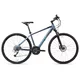 Férfi cross kerékpár Cyclision Zodin 3 MK-II 28", 16 sebességes Shimano váltórendszer, Chaoyang MAKO SHARK gumiabroncsok, Shimano mechanikus tárcsafék - Azúr Acél - Azúr Acél