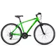 Férfi cross kerékpár Cyclision Zodin 5 MK-II 28", Shimano 21 sebességes váltórendszer, SR SUNTOUR M3010 rugós villa, Chaoyang MAKO SHARK gumiabroncsok - Azúr Acél - Éles Zöld